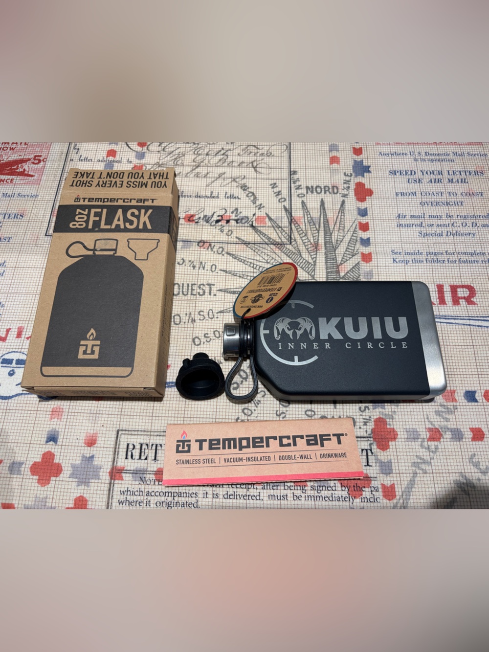 Kuiu stainless steel 8oz flask